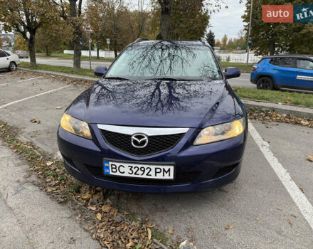 Синій Мазда 6, об'ємом двигуна 2 л та пробігом 230 тис. км за 4500 $, фото 1 на Automoto.ua