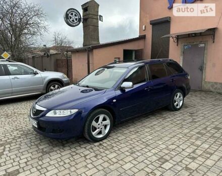 Синий Мазда 6, объемом двигателя 2 л и пробегом 202 тыс. км за 3850 $, фото 1 на Automoto.ua