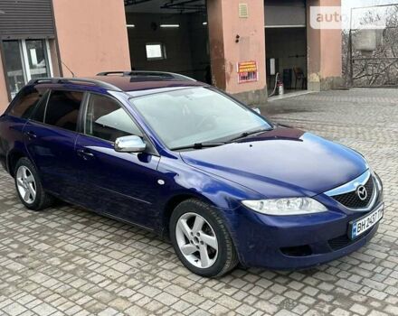 Синий Мазда 6, объемом двигателя 2 л и пробегом 202 тыс. км за 3850 $, фото 2 на Automoto.ua