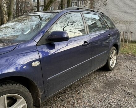 Синій Мазда 6, об'ємом двигуна 1.8 л та пробігом 201 тис. км за 2100 $, фото 2 на Automoto.ua