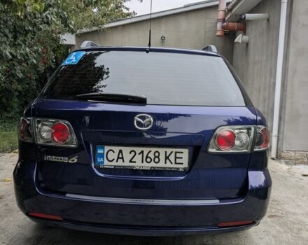 Синий Мазда 6, объемом двигателя 1.8 л и пробегом 216 тыс. км за 5500 $, фото 2 на Automoto.ua