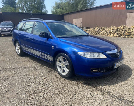 Синий Мазда 6, объемом двигателя 1.8 л и пробегом 364 тыс. км за 3300 $, фото 2 на Automoto.ua