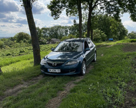 Синий Мазда 6, объемом двигателя 2 л и пробегом 310 тыс. км за 4200 $, фото 3 на Automoto.ua