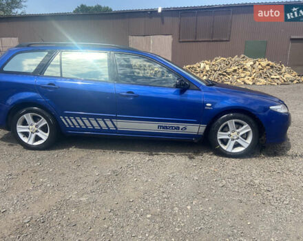 Синий Мазда 6, объемом двигателя 1.8 л и пробегом 364 тыс. км за 3300 $, фото 3 на Automoto.ua