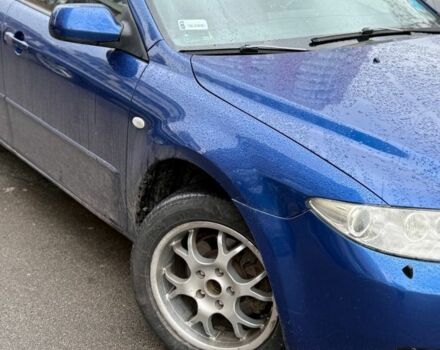 Синий Мазда 6, объемом двигателя 2 л и пробегом 221 тыс. км за 1800 $, фото 1 на Automoto.ua