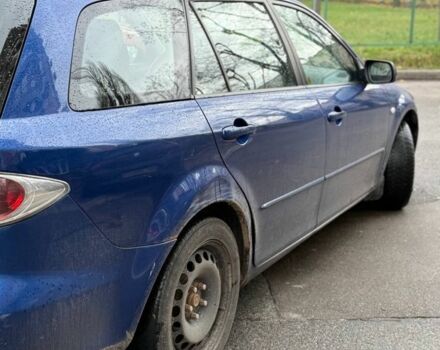 Синий Мазда 6, объемом двигателя 2 л и пробегом 221 тыс. км за 1800 $, фото 3 на Automoto.ua