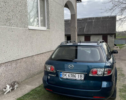 Синий Мазда 6, объемом двигателя 2 л и пробегом 310 тыс. км за 4200 $, фото 1 на Automoto.ua