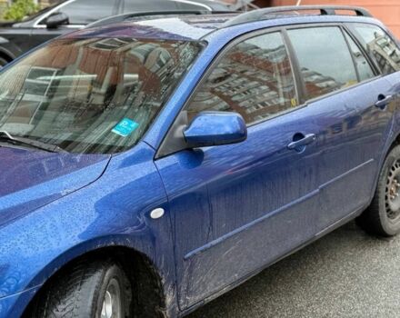 Синий Мазда 6, объемом двигателя 2 л и пробегом 221 тыс. км за 1800 $, фото 2 на Automoto.ua