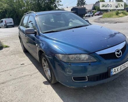Синий Мазда 6, объемом двигателя 1.8 л и пробегом 330 тыс. км за 2700 $, фото 1 на Automoto.ua