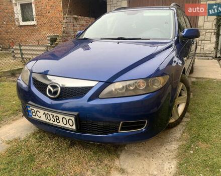 Синий Мазда 6, объемом двигателя 2 л и пробегом 330 тыс. км за 2950 $, фото 1 на Automoto.ua