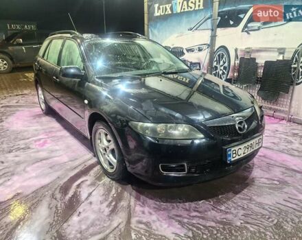 Синий Мазда 6, объемом двигателя 2 л и пробегом 278 тыс. км за 3800 $, фото 2 на Automoto.ua