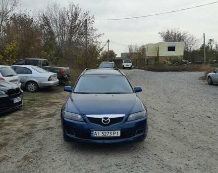 Синий Мазда 6, объемом двигателя 2 л и пробегом 237 тыс. км за 4800 $, фото 2 на Automoto.ua