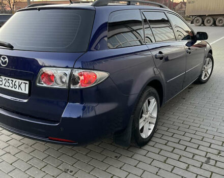 Синий Мазда 6, объемом двигателя 2 л и пробегом 212 тыс. км за 5500 $, фото 2 на Automoto.ua