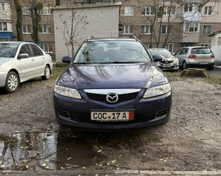 Синий Мазда 6, объемом двигателя 1.8 л и пробегом 200 тыс. км за 2500 $, фото 1 на Automoto.ua