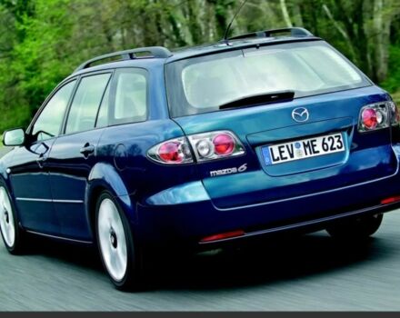 Синий Мазда 6, объемом двигателя 1.8 л и пробегом 156 тыс. км за 6000 $, фото 2 на Automoto.ua