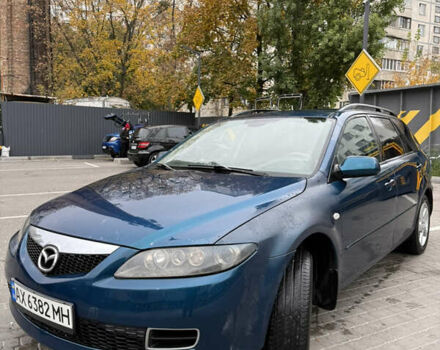 Синий Мазда 6, объемом двигателя 2 л и пробегом 367 тыс. км за 2350 $, фото 1 на Automoto.ua
