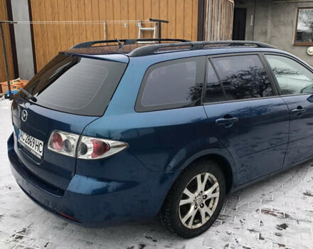 Синий Мазда 6, объемом двигателя 2 л и пробегом 294 тыс. км за 3999 $, фото 3 на Automoto.ua