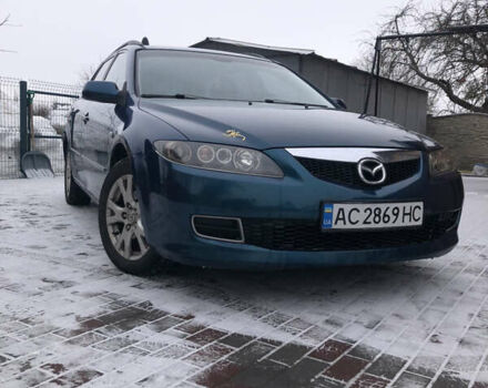 Синий Мазда 6, объемом двигателя 2 л и пробегом 294 тыс. км за 3999 $, фото 12 на Automoto.ua