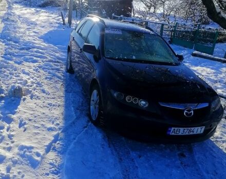 Синий Мазда 6, объемом двигателя 20 л и пробегом 330 тыс. км за 4100 $, фото 2 на Automoto.ua