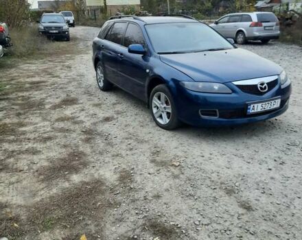 Синий Мазда 6, объемом двигателя 2 л и пробегом 237 тыс. км за 4800 $, фото 1 на Automoto.ua