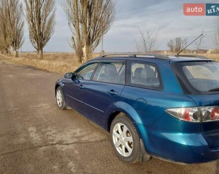 Синий Мазда 6, объемом двигателя 2 л и пробегом 262 тыс. км за 4700 $, фото 2 на Automoto.ua