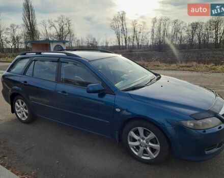 Синий Мазда 6, объемом двигателя 2 л и пробегом 262 тыс. км за 4700 $, фото 1 на Automoto.ua