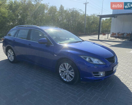 Синий Мазда 6, объемом двигателя 2 л и пробегом 213 тыс. км за 6100 $, фото 3 на Automoto.ua