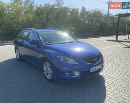 Синий Мазда 6, объемом двигателя 2 л и пробегом 213 тыс. км за 6100 $, фото 2 на Automoto.ua