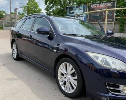 Синий Мазда 6, объемом двигателя 2 л и пробегом 255 тыс. км за 4550 $, фото 2 на Automoto.ua