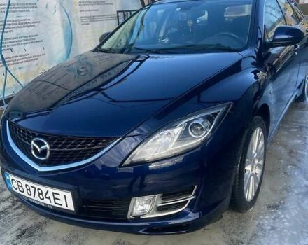 Синій Мазда 6, об'ємом двигуна 2 л та пробігом 220 тис. км за 6700 $, фото 1 на Automoto.ua