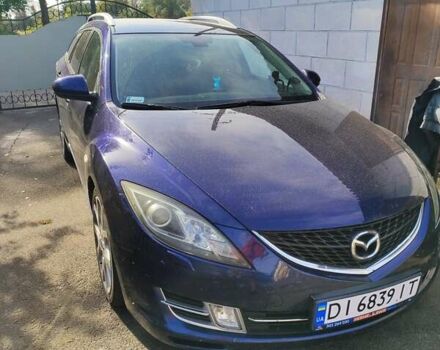 Синий Мазда 6, объемом двигателя 2 л и пробегом 340 тыс. км за 6500 $, фото 5 на Automoto.ua