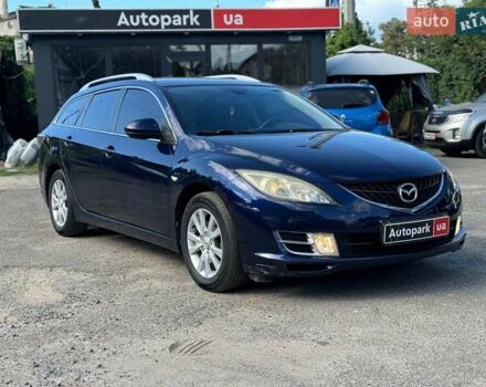 Синий Мазда 6, объемом двигателя 2 л и пробегом 225 тыс. км за 5930 $, фото 2 на Automoto.ua