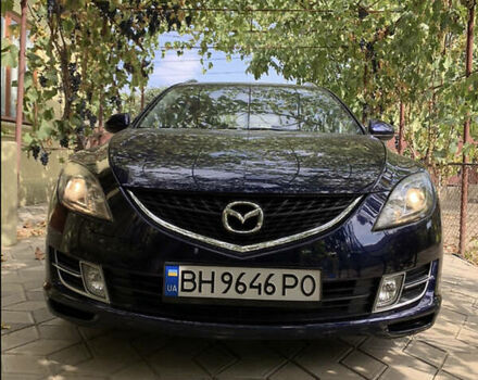 Синий Мазда 6, объемом двигателя 2 л и пробегом 265 тыс. км за 6200 $, фото 1 на Automoto.ua
