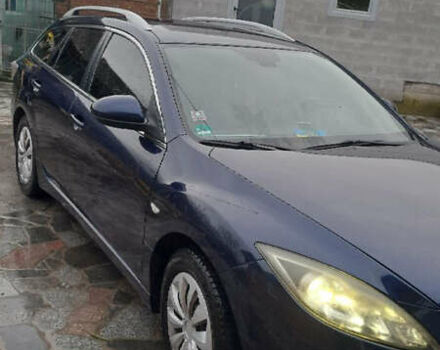 Синий Мазда 6, объемом двигателя 1.8 л и пробегом 211 тыс. км за 5900 $, фото 1 на Automoto.ua
