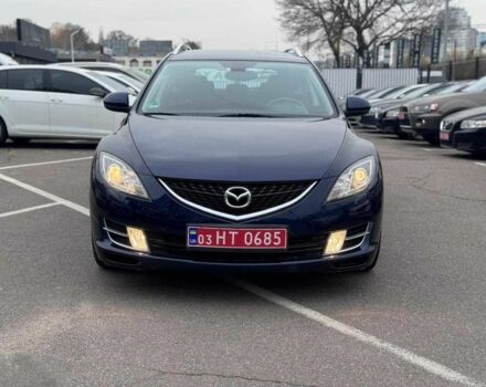 Синий Мазда 6, объемом двигателя 2 л и пробегом 185 тыс. км за 9000 $, фото 1 на Automoto.ua
