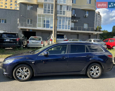 Синий Мазда 6, объемом двигателя 2 л и пробегом 360 тыс. км за 6600 $, фото 1 на Automoto.ua