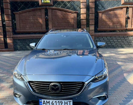Синій Мазда 6, об'ємом двигуна 2.19 л та пробігом 160 тис. км за 14550 $, фото 13 на Automoto.ua