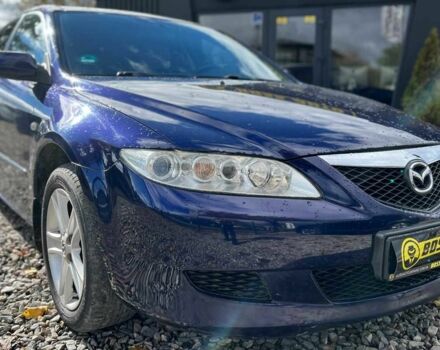 Синий Мазда 6, объемом двигателя 1.8 л и пробегом 199 тыс. км за 4400 $, фото 1 на Automoto.ua