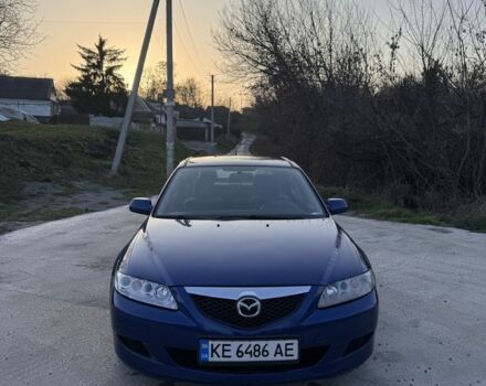 Синий Мазда 6, объемом двигателя 2 л и пробегом 250 тыс. км за 3200 $, фото 1 на Automoto.ua