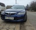 Синий Мазда 6, объемом двигателя 1.8 л и пробегом 205 тыс. км за 5200 $, фото 1 на Automoto.ua