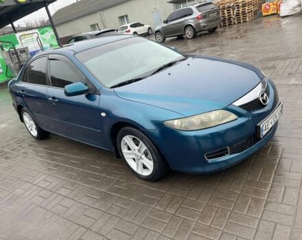 Синий Мазда 6, объемом двигателя 2 л и пробегом 280 тыс. км за 4900 $, фото 1 на Automoto.ua