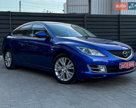 Синий Мазда 6, объемом двигателя 2 л и пробегом 174 тыс. км за 9900 $, фото 1 на Automoto.ua