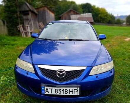 Синий Мазда 6, объемом двигателя 2 л и пробегом 264 тыс. км за 3000 $, фото 1 на Automoto.ua
