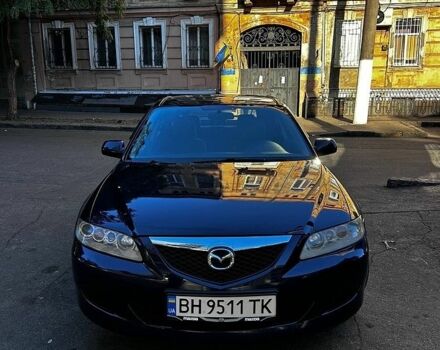 Синий Мазда 6, объемом двигателя 2 л и пробегом 318 тыс. км за 3200 $, фото 1 на Automoto.ua