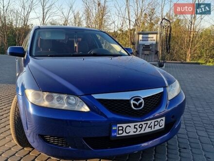 Синий Мазда 6, объемом двигателя 2 л и пробегом 300 тыс. км за 2800 $, фото 1 на Automoto.ua