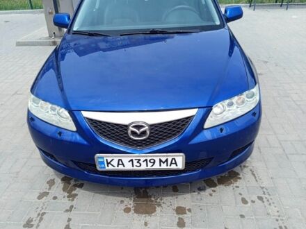 Синий Мазда 6, объемом двигателя 2 л и пробегом 200 тыс. км за 4000 $, фото 1 на Automoto.ua