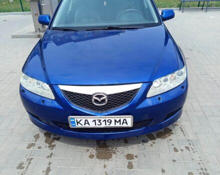 Синий Мазда 6, объемом двигателя 2 л и пробегом 200 тыс. км за 4000 $, фото 1 на Automoto.ua