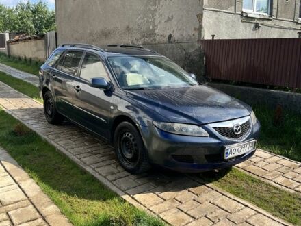 Синий Мазда 6, объемом двигателя 2 л и пробегом 300 тыс. км за 2200 $, фото 1 на Automoto.ua