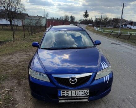 Синій Мазда 6, об'ємом двигуна 2 л та пробігом 348 тис. км за 1800 $, фото 1 на Automoto.ua