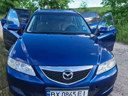Синий Мазда 6, объемом двигателя 2 л и пробегом 269 тыс. км за 3500 $, фото 1 на Automoto.ua